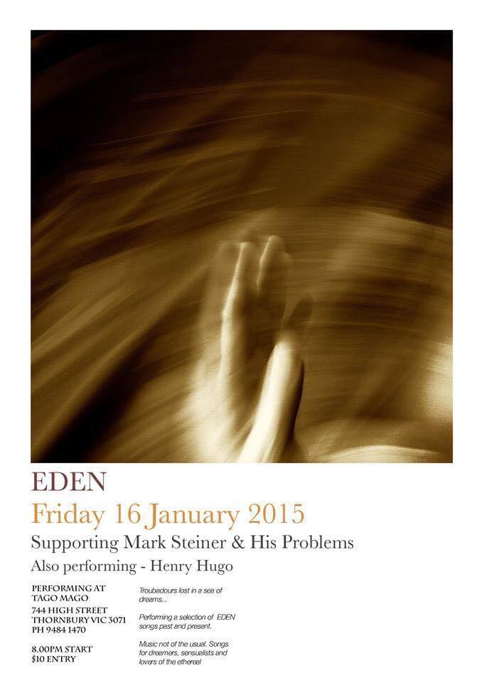 Eden Return Gig Flyer
